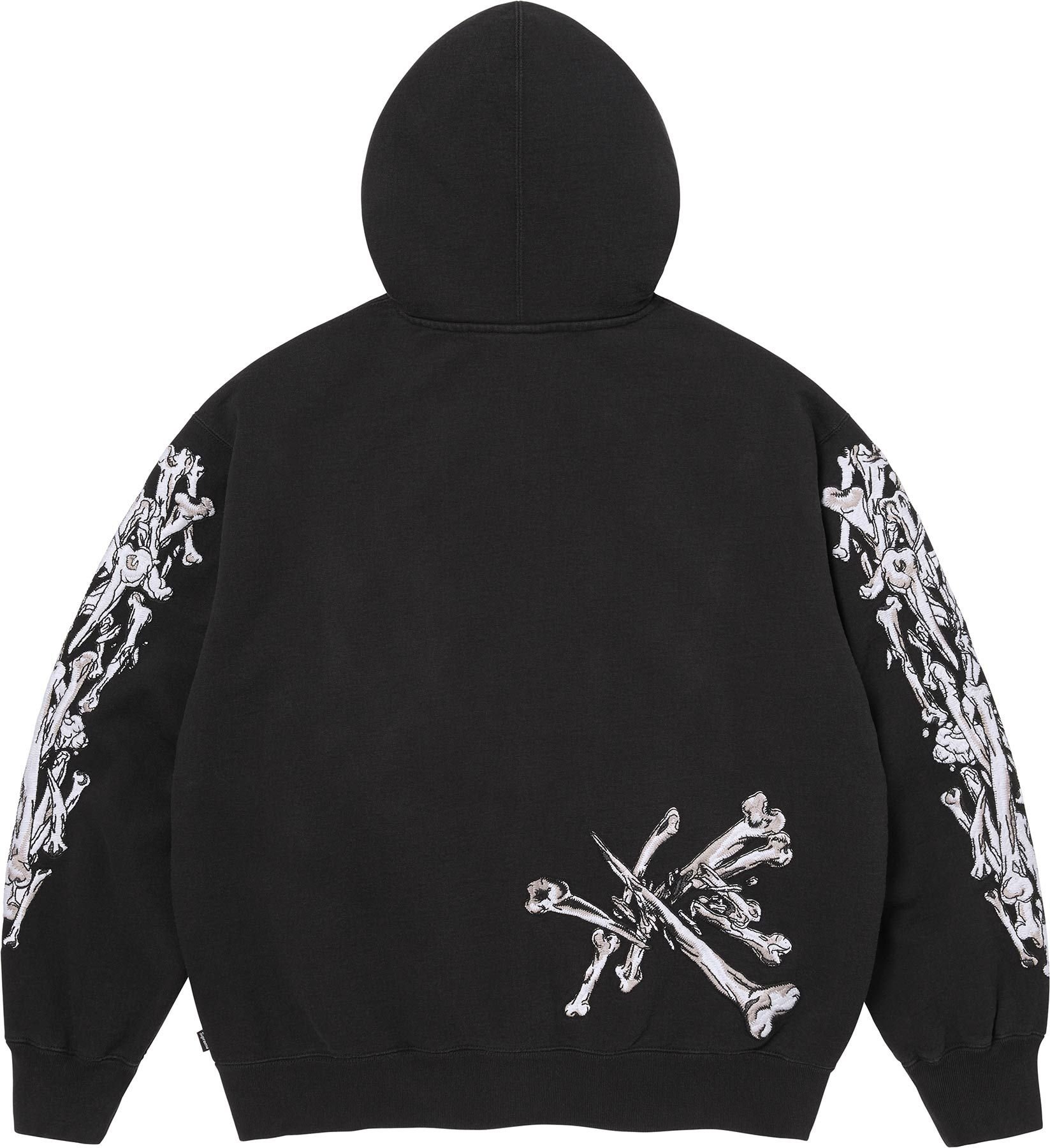 Monster Jam™ Grave Digger™ Bones Zip Up Hooded Sweatshirt view 2